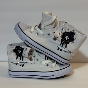 White High-Top  Sneakers